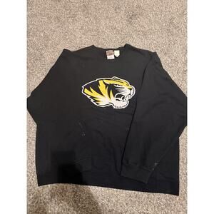 Missouri Tigers 2XL Vintage Heavy Weight Long Sleeve Black (Red Oak Tag)
